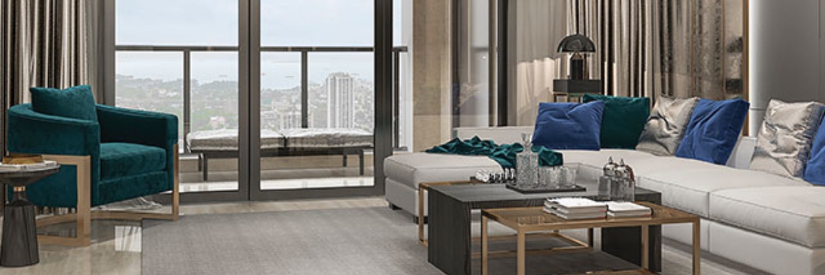 Luxury 4.5 BHK Penthouse Kitchen and Dining Area Lodha Giardino for Sale Kharadi